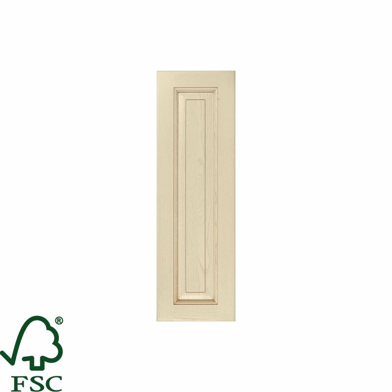 Дверь для шкафа Delinia ID Невель 33.3x102.1 см массив ясеня цвет кремовый