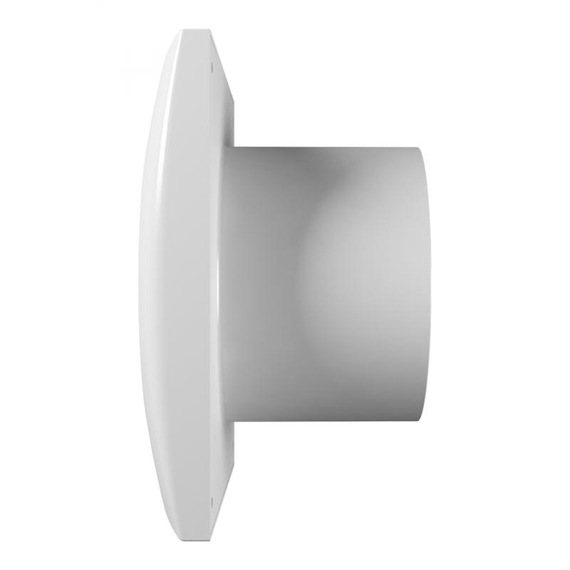 Вентилятор осевой вытяжной Diciti Aura 4C D100 мм 25 дБ 90 м3/ч обратный клапан цвет белый