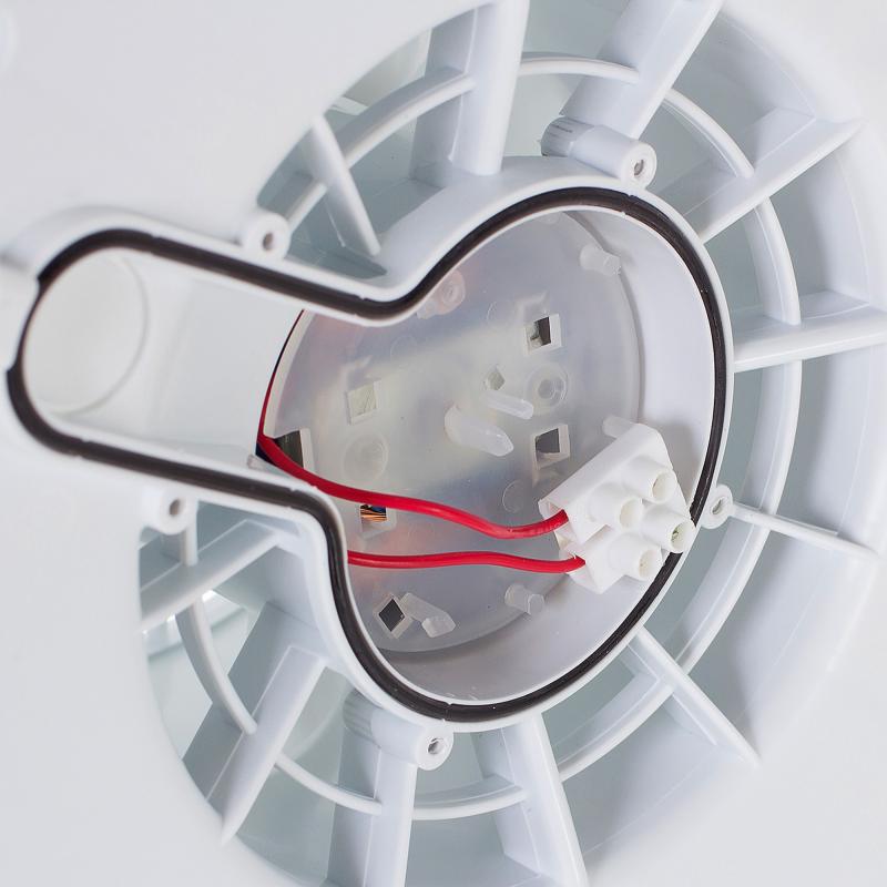Вентилятор осевой вытяжной Equation D120 мм 31 дБ 190 м³/ч обратный клапан цвет белый