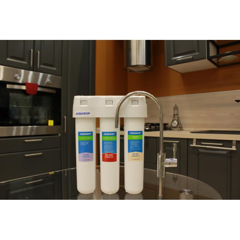 Фильтр Кристалл Аквафор ЭКО Н Универсал для жесткой и железистой воды, защита от бактерий.
