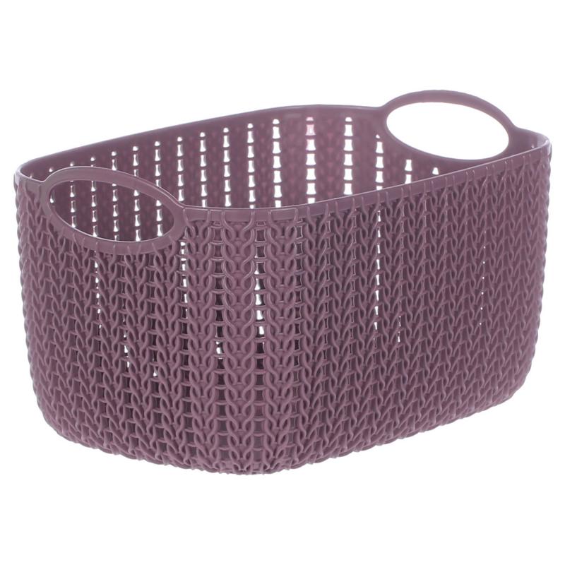 Корзина для хранения «Вязание», 4 л, цвет пурпурный