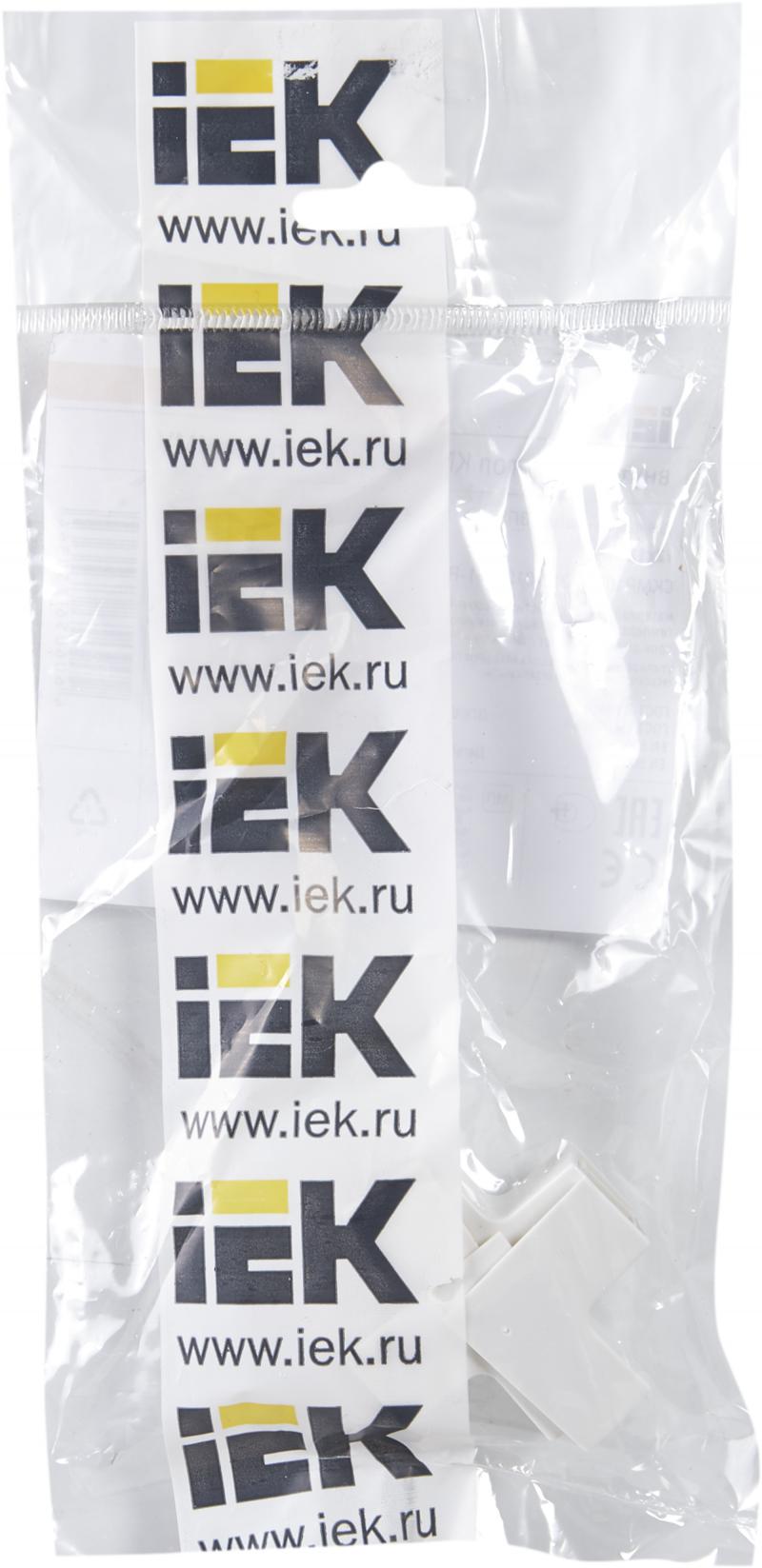 Угол внутренний для кабель-канала IEK КМВ 12х12 мм цвет белый 4 шт.