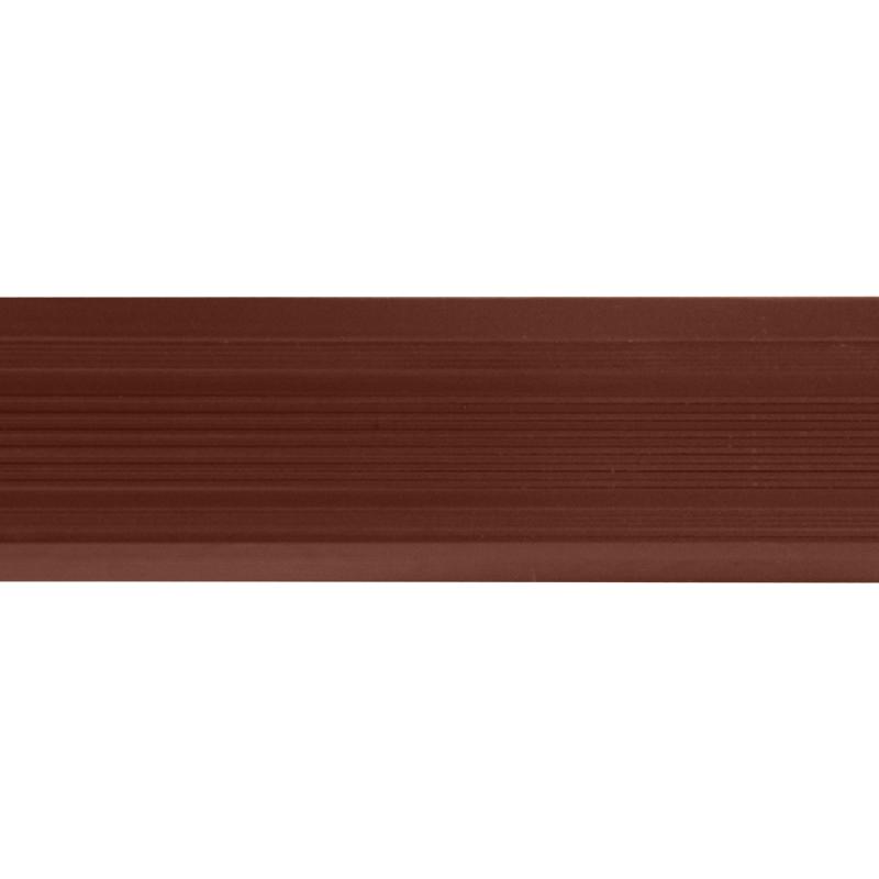 Профиль для пола антискользящий 37х900 мм, цвет красно-коричневый
