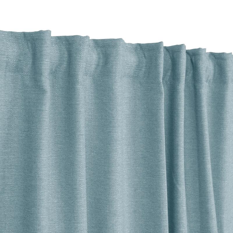 Штора на ленте со скрытыми петлями Inspire Lidia 140x280 см цвет синий Agata 3