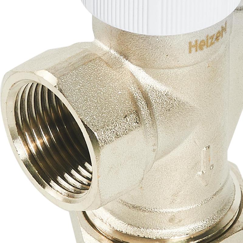 Осевой термостатический клапан для радиатора угловой Heizen 3/4" латунь