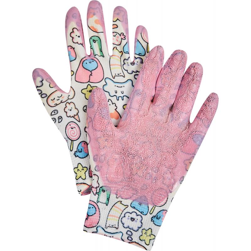Перчатки полиэстеровые детские 6-8 лет "Облака", размер 5