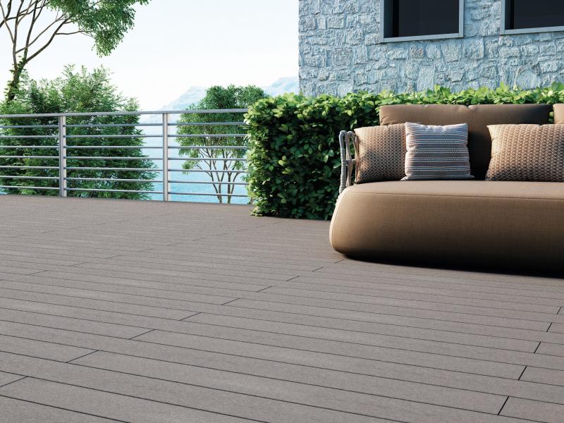 Терраса тақта ДПК CM Decking Grand түсі Венге 3000х190х25 мм 0.57 м²