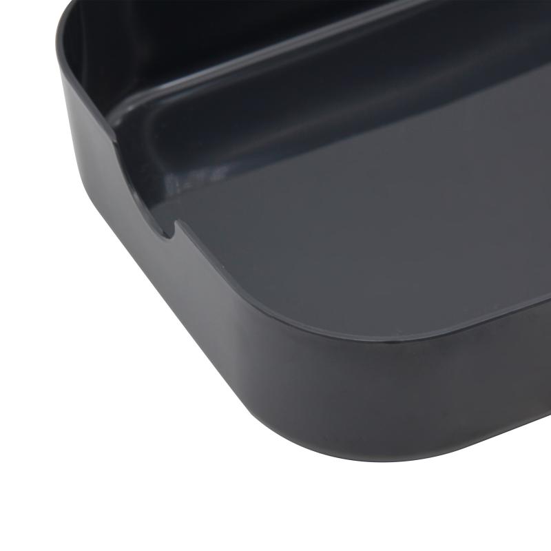 Короб для выдвижного ящика прямоугольный Sensea Remix L цвет черный 16.3x4.7x30.2 см