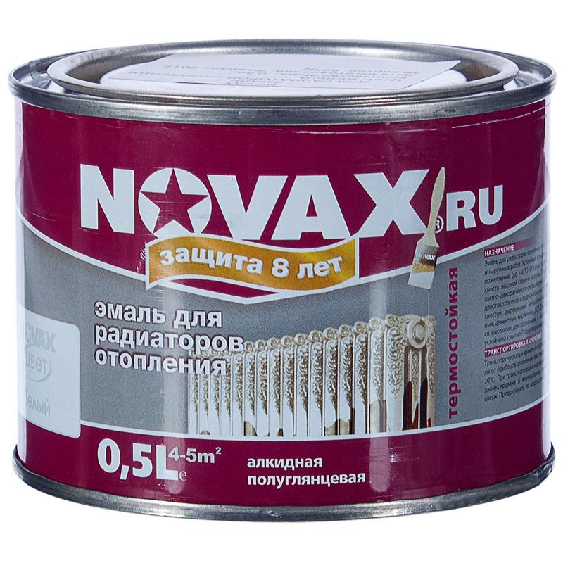 Эмаль для радиаторов Novax цвет белый 0.5 л