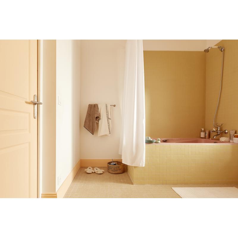 Штора для ванной Sensea Happy 240x200 см полиэстер цвет белый