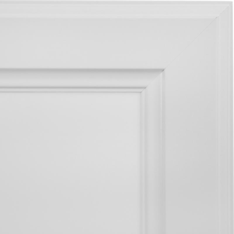 Фасад со стеклом Реш 39.7x76.5 см Delinia ID МДФ цвет белый
