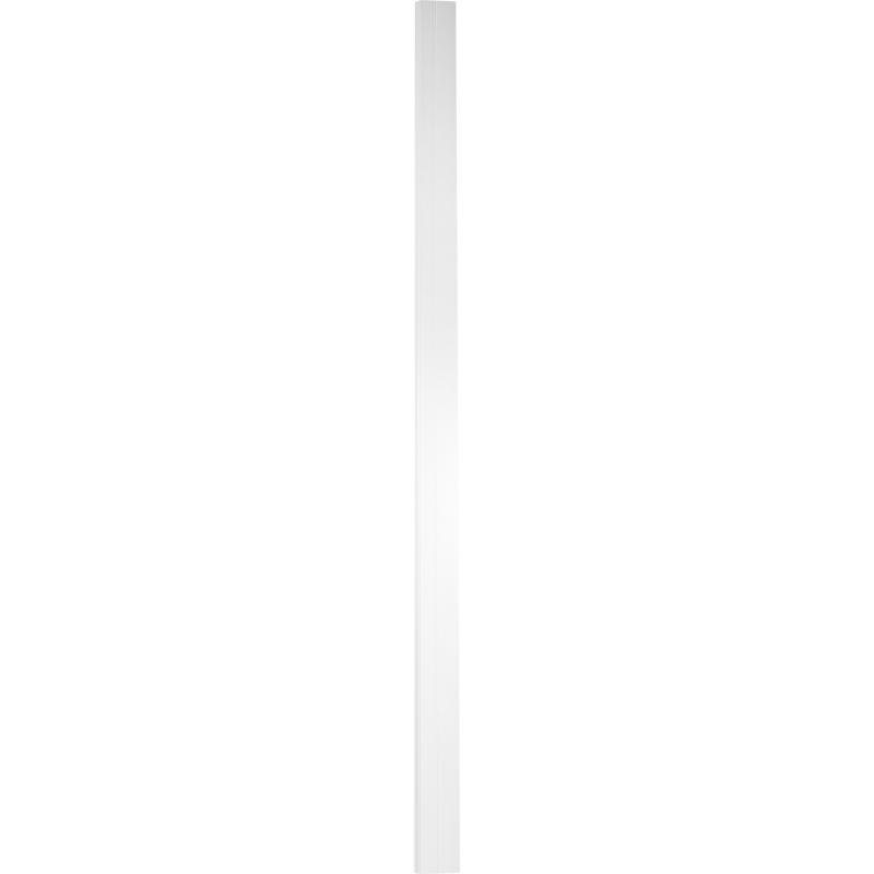 Плинтус напольный МДФ 12 см 2.4 м цвет белый