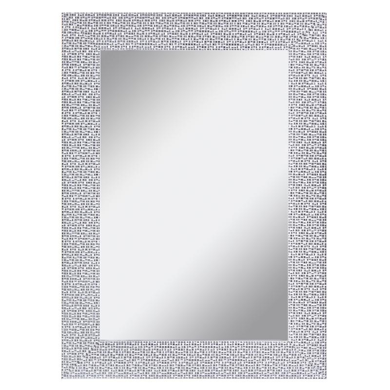 Зеркало в раме «Мозаика» 50х70 см цвет белый