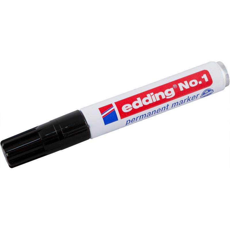 Толтырылатын маркер Edding, қара 1-5 мм