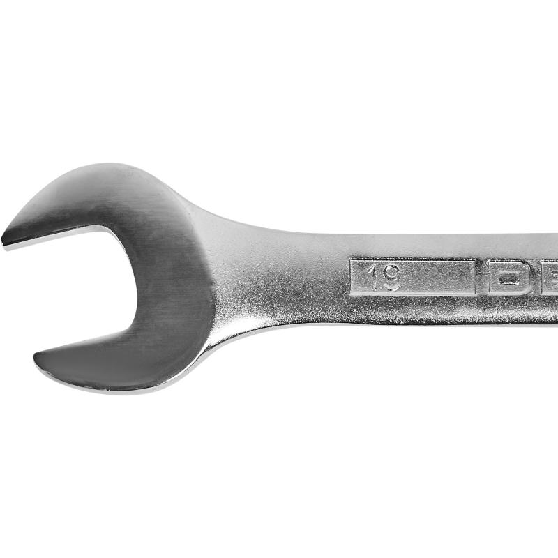 Ключ комбинированный Dexter с трещоткой, 19 мм