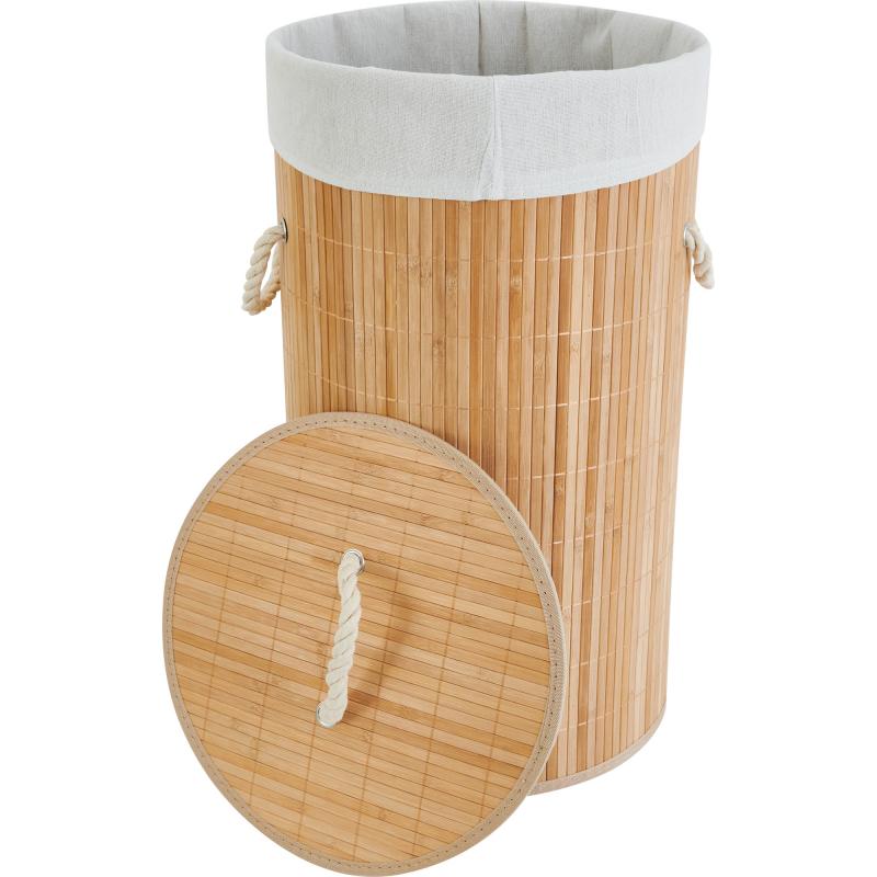 Киім кешекке арналған себет Sensea Bamboo 60 л түсі бамбук