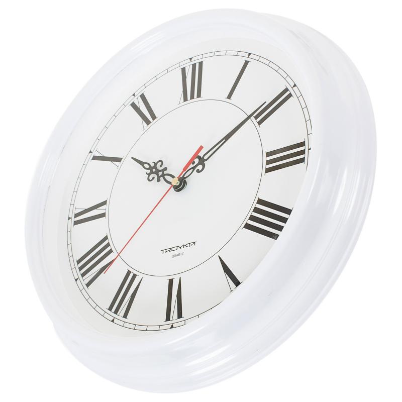 Часы настенные "Римские" цвет белый диаметр 30 см