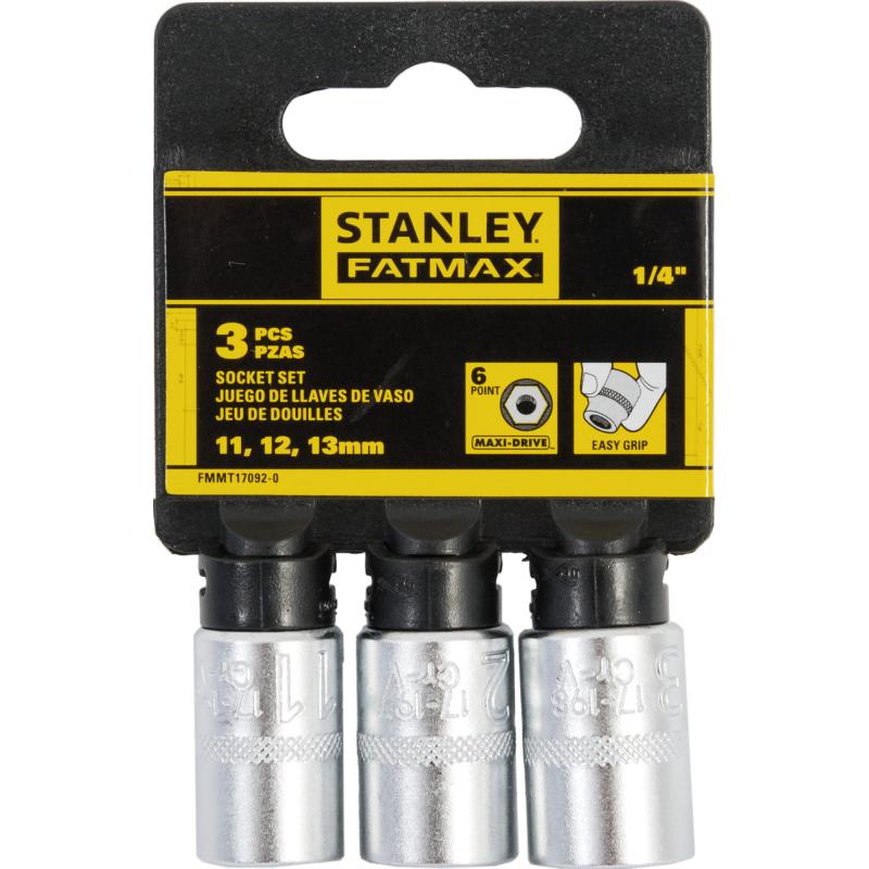 Тұқыр бастар жинағы Stanley Fatmax 1/4 дюйм, 11-12-13 мм
