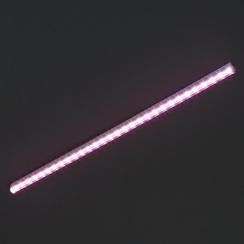 Фитожарықшам жолақты жарықдиодты Uniel 14 В IP20 870 мм қызыл-көк спектрі қызғылт жарық