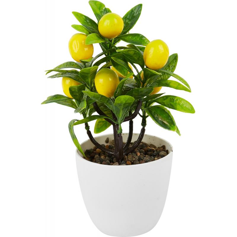 Искусственное растение Лимон ø16 см полиэстер