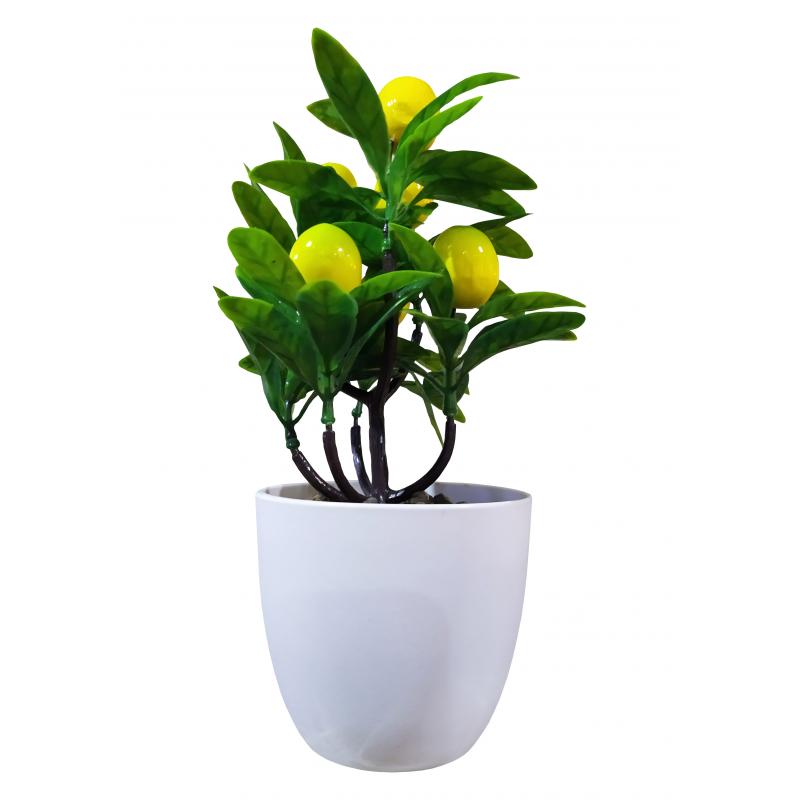 Искусственное растение Лимон ø16 см полиэстер