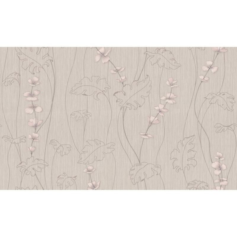 Обои флизелиновые Палитра Sakura бежевые 1.06 м 7136-24