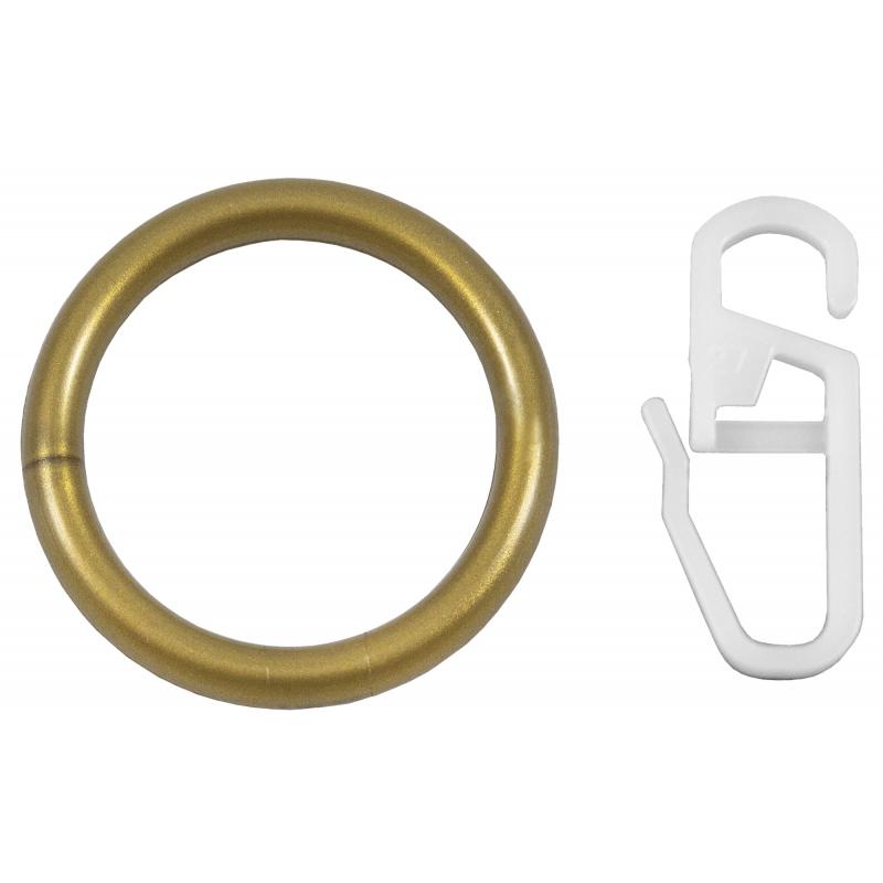 Кольцо пластик цвет золото 2 см 10 шт