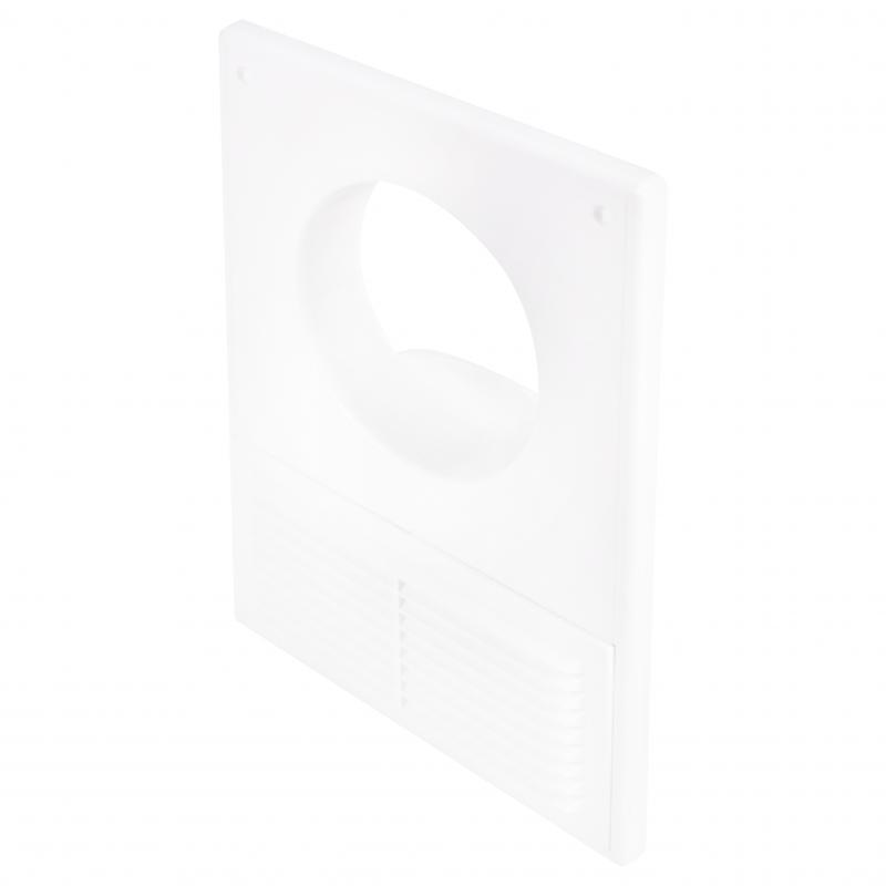 Решётка вентиляционная Вентс МВ 100 Кс 182x252 мм пластик цвет белый