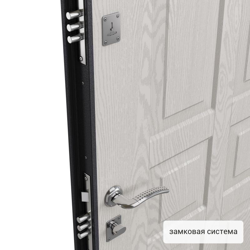 Дверь входная металлическая Альта Фина 950 см правая цвет белый