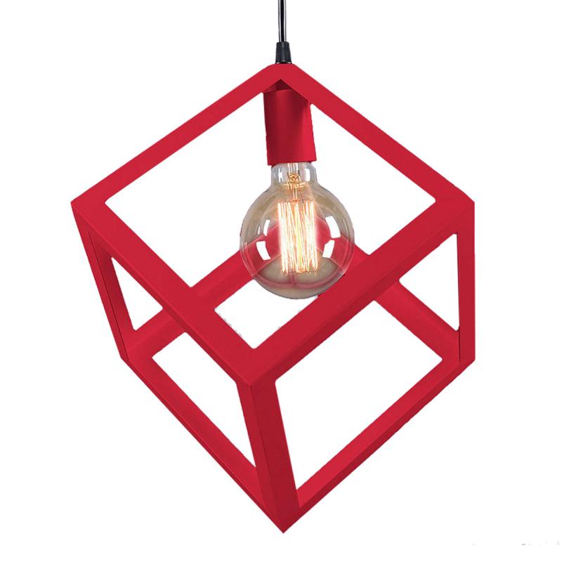 Светильник подвесной КС30102/1P, 1 лампа, 3 м², цвет красный