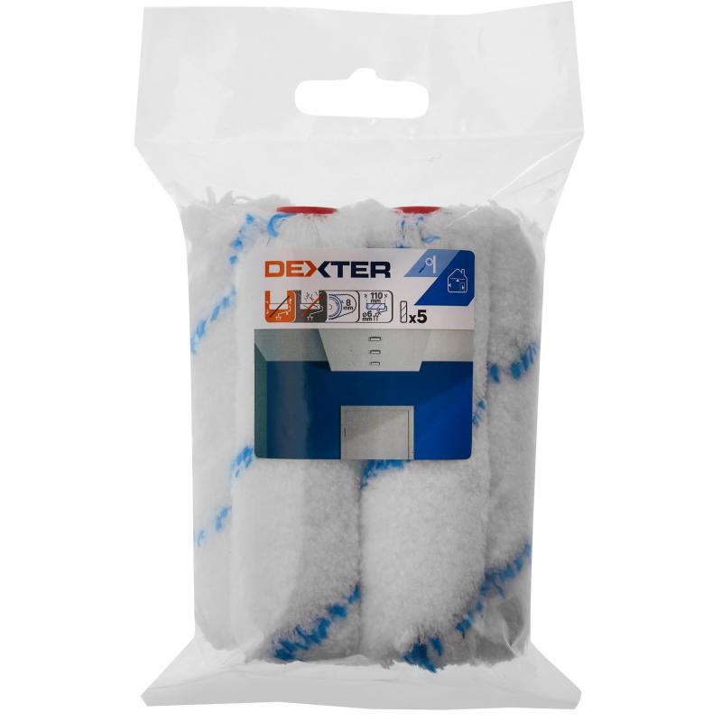 Валик для водных красок Dexter 110 мм 5 шт.