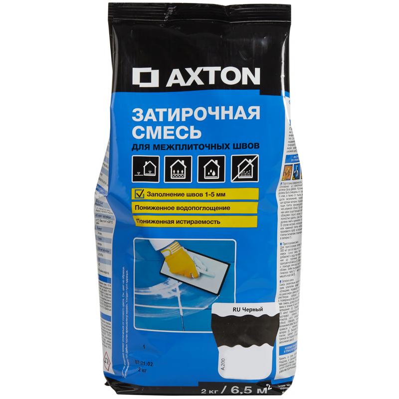 Затирка цементная Axton А.200 цвет черный 2 кг