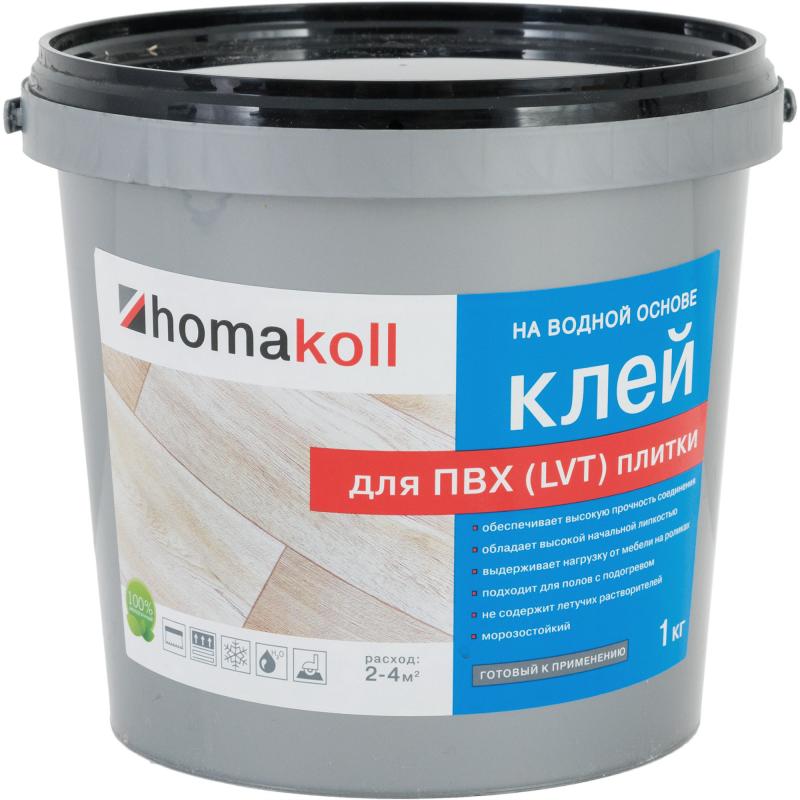 Желім Homakoll ПВХ және LVT-плиткаға арналған 1 кг