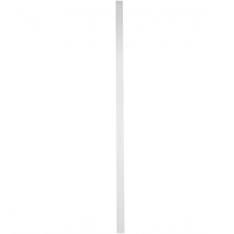 Еден ернеулік МДФ 8 см 2.4 м түсі ақ
