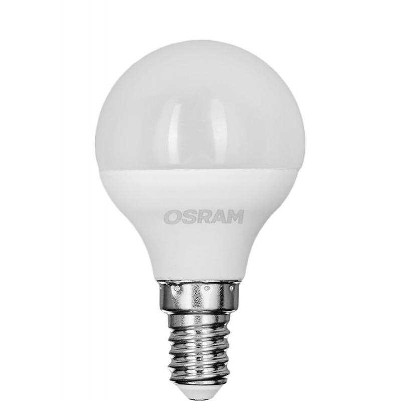 Лампа светодиодная Osram шар 7Вт 600Лм E14 нейтральный белый свет