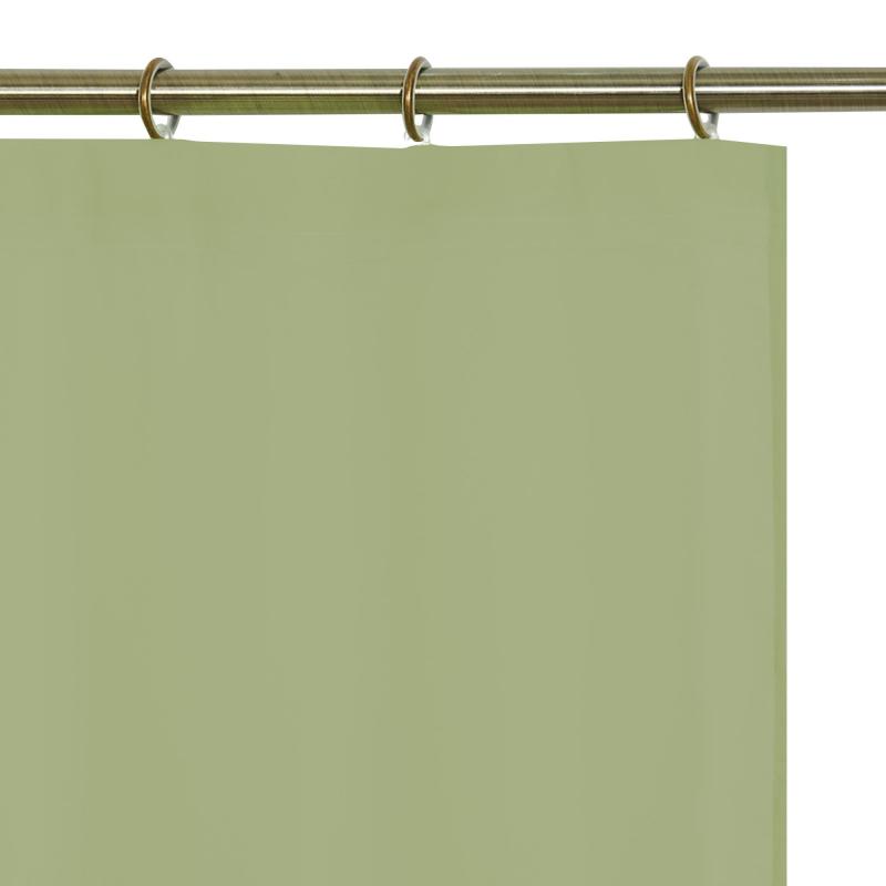 Тюль на ленте с утяжелителем Капри 250x260 см цвет зеленый
