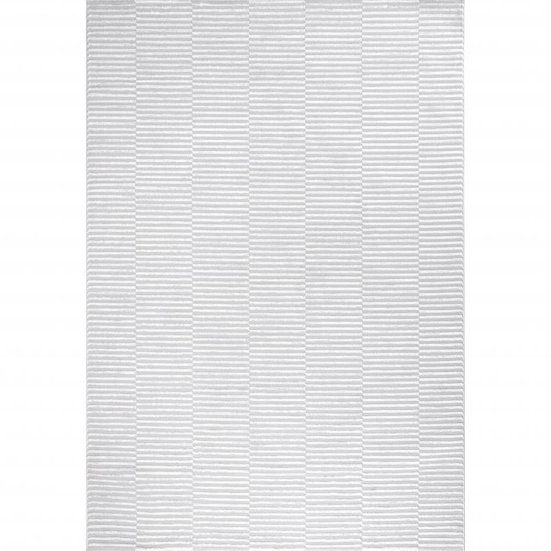 Ковер полиэстер Inspire Breeze 5877A 80x150 см цвет светло-серый