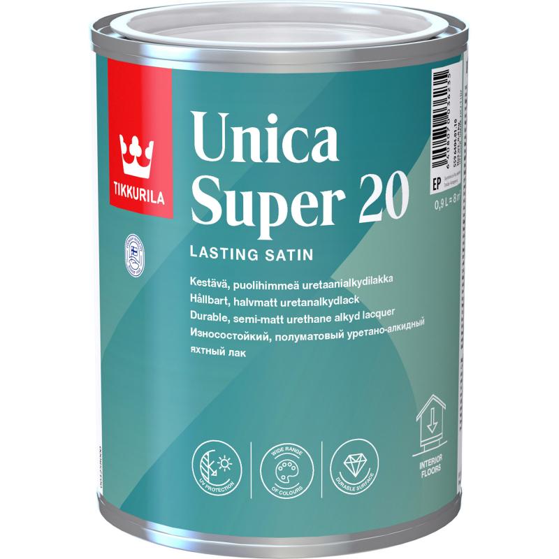 Лак полуматовый Tikkurila Unica Super ЕР 0.9 л