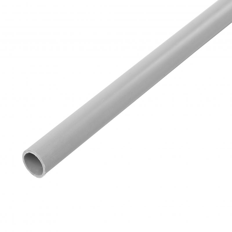 Труба для кабеля Экопласт ПВХ D16 мм 2 м цвет серый