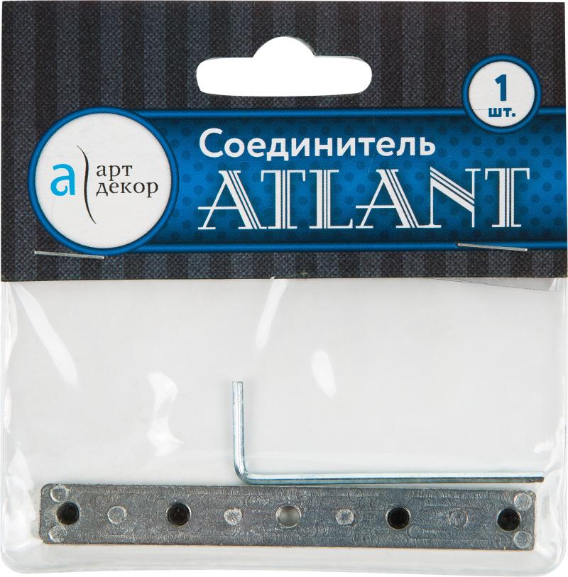 Соединитель для шин «Atlant» металл цвет серебро