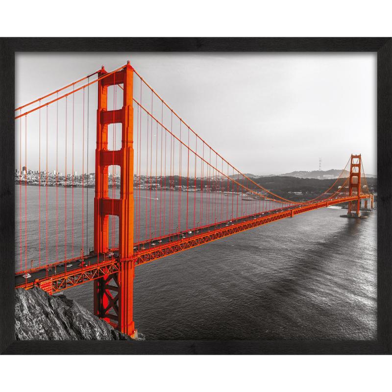 Картина в раме 40x50 см Golden Gate