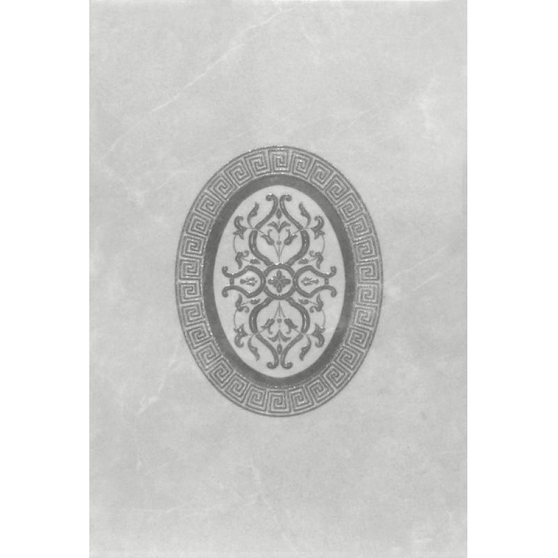 Декор настенный Шахтинская Плитка Дора 20x30 см глянцевый цвет серый