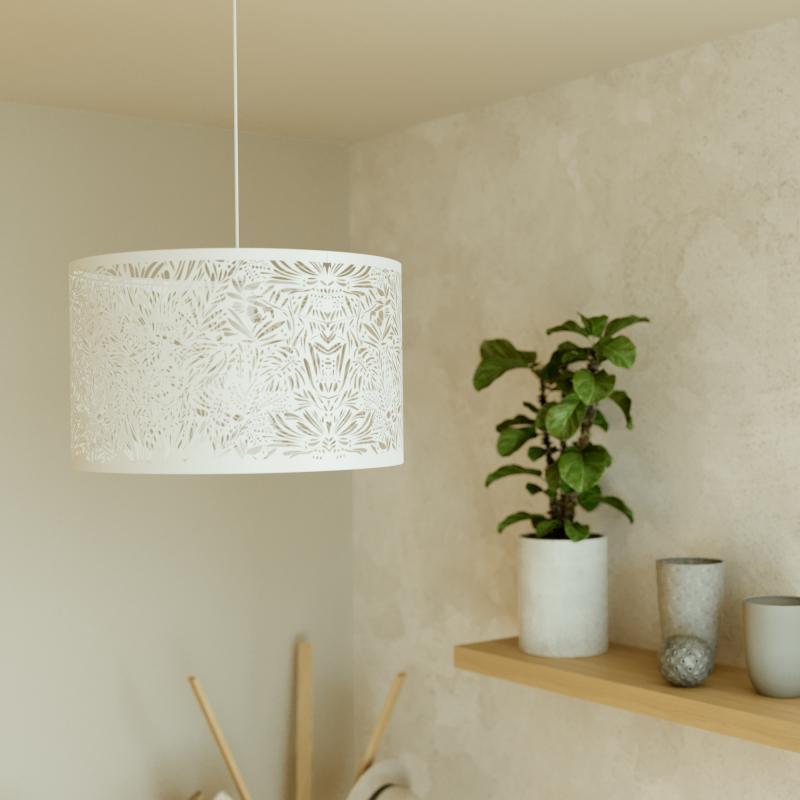 Светильник подвесной Inspire Frella, 1 лампа, 3 м², цвет белый