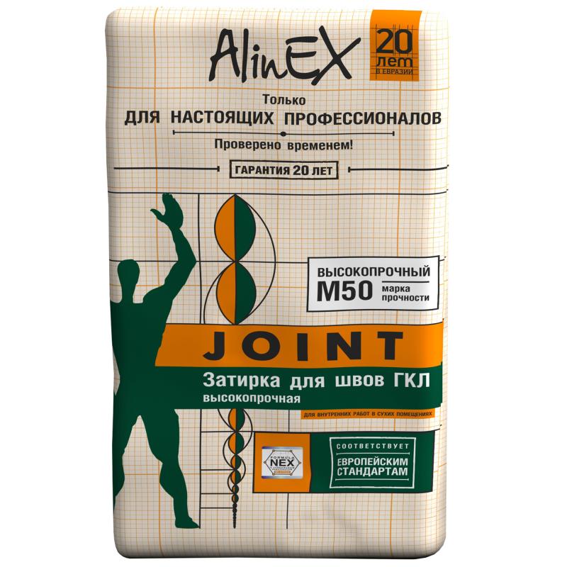 Затирка для швов гипсокартона Alinex Joint 25 кг –   по .