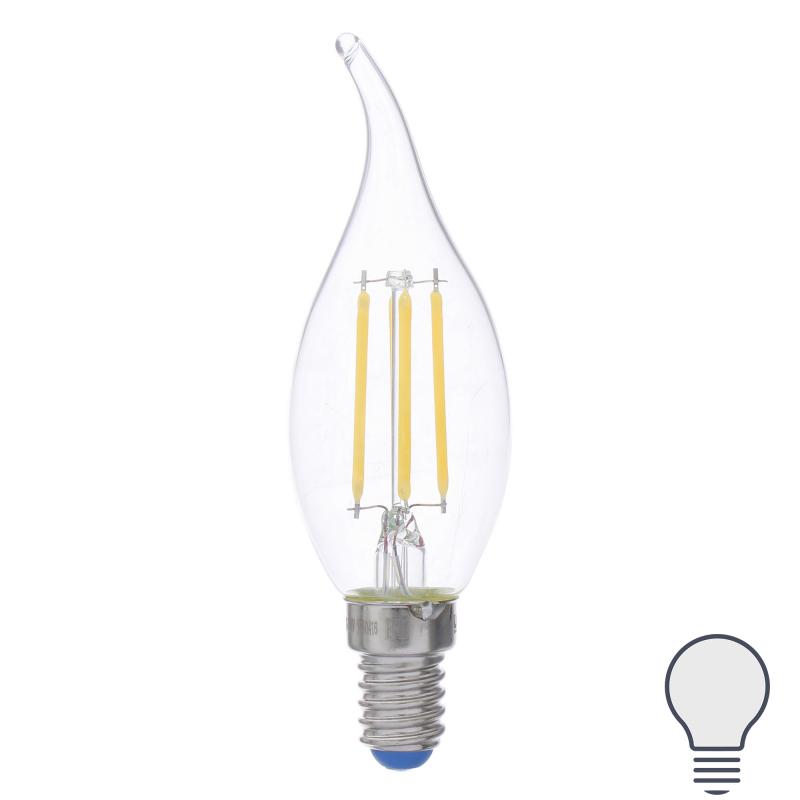 Лампа светодиодная филаментная Airdim E14 5 Вт 500 Лм свет холодный