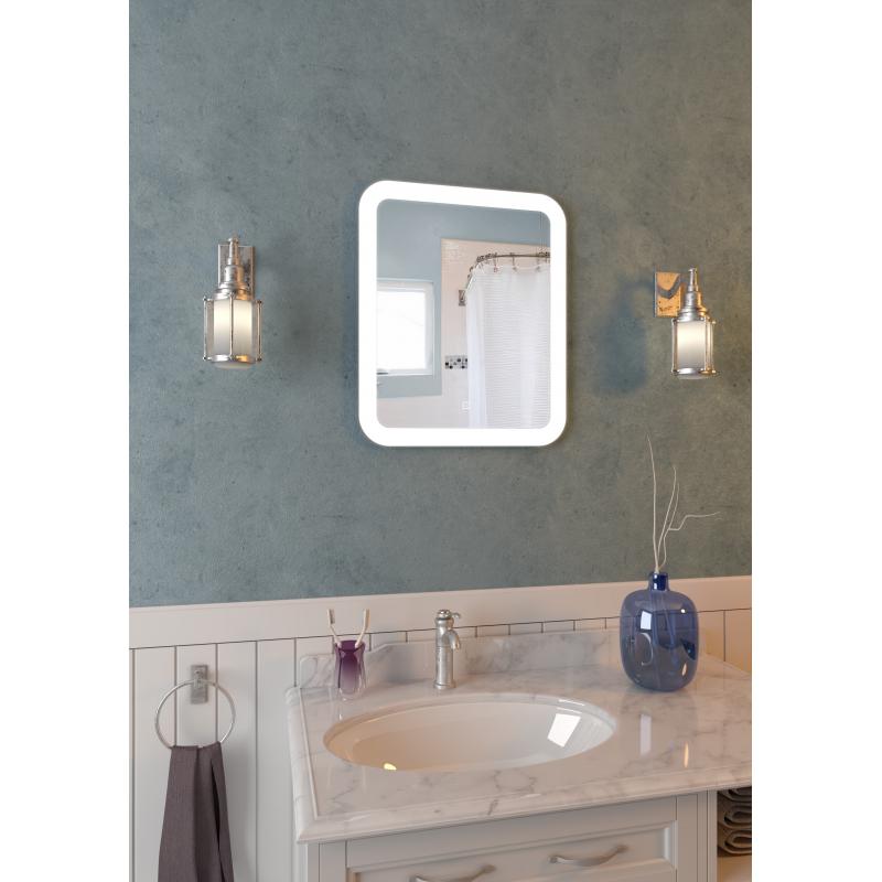 Зеркало для ванной Forio с подсветкой 50x60 см