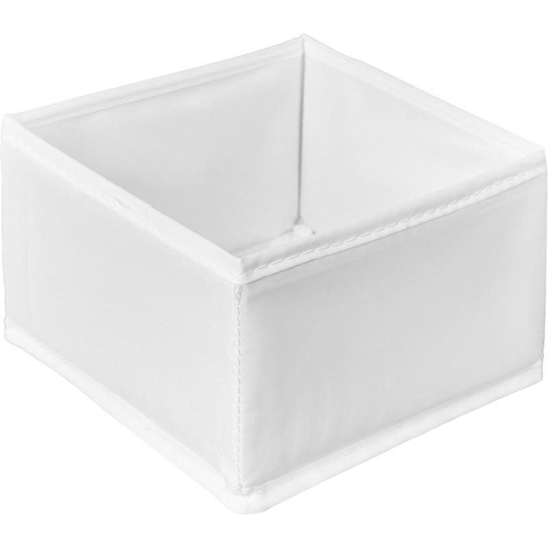 Набор коробок без крышки полиэстер цвет белый 4 шт