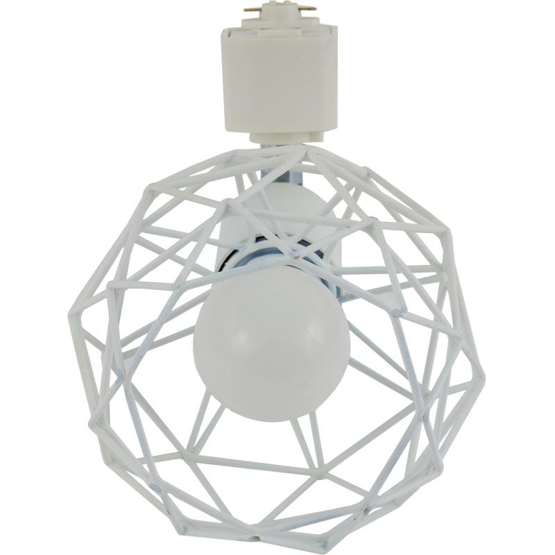 Трековый светильник Spiro со сменной лампой E14 40 Вт 2 м² цвет белый