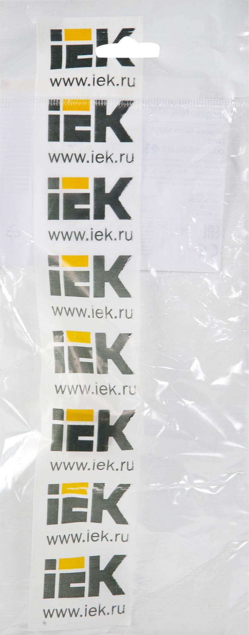 Соединение для кабель-канала IEK КМС 12х12 мм цвет белый 4 шт.