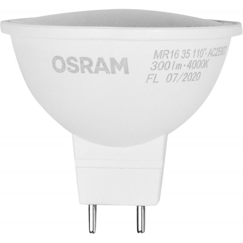 Шам жарықдиодты Osram GU5.3 220-240 В 4 Вт спот күңгірт 300 лм суық ақ жарық